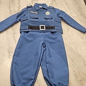 Kids Blue Police Costume